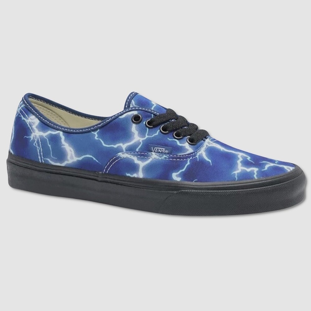 Mens‎ Vans Authentic Shoes - NEW Size 10 Blue / White (Lightning) - #44429-TOP1